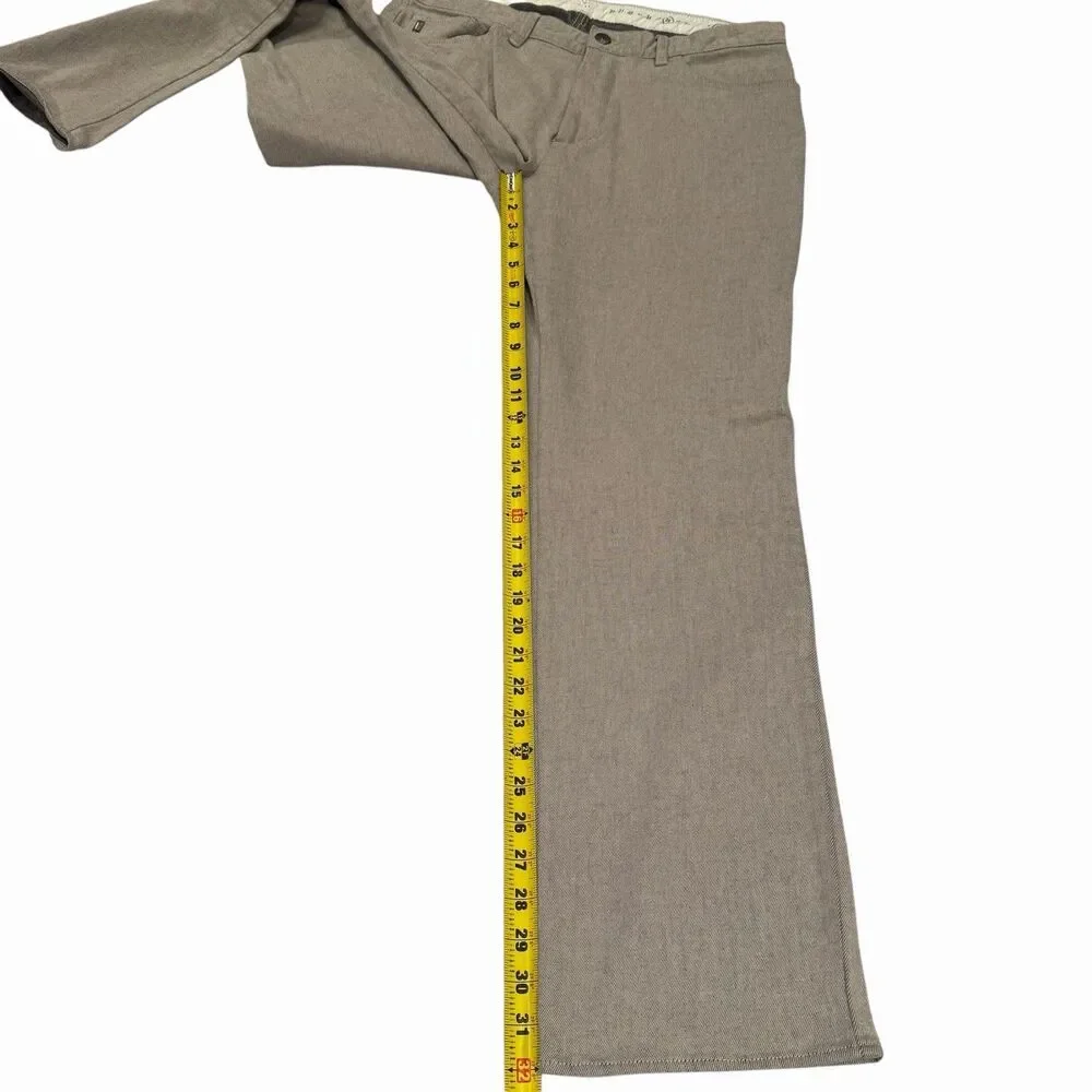 Link Soul Jeans Mens Golf Pants 36 Regular Straight Gray Denim Casual LS676 - Picture 11 of 11